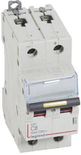 Выключатель автоматический Legrand DX3-E 10000 2п 8А C 16кА картинка